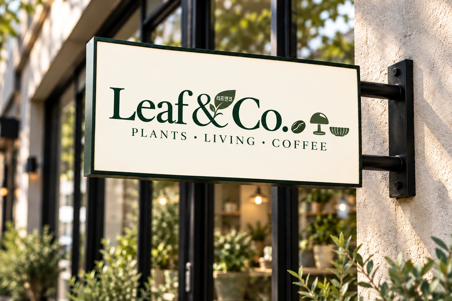 Leaf & Co. interior and exterior concept 3